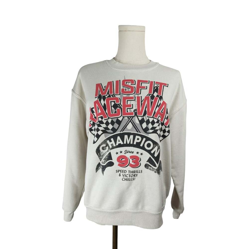 Wound Up Misfit Raceway Graphic Sweatshirt Size S (4-6)